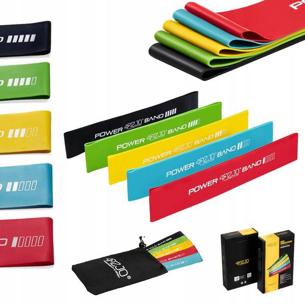 4FIZJO Zestaw 5 gum treningowych mini BAND