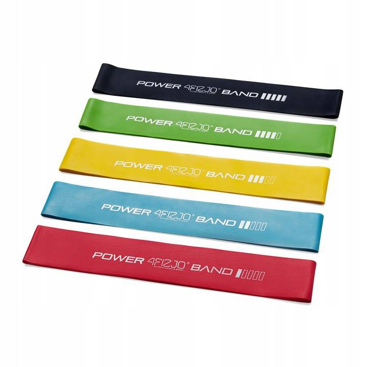 4FIZJO Zestaw 5 gum treningowych mini BAND