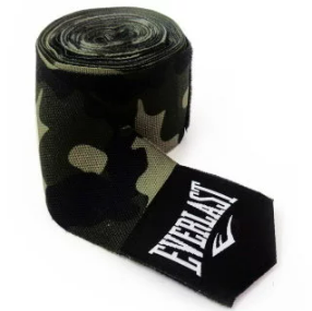 Everlast Owijki Bokserskie - Bandaże SPARK GREEN CAMO 3m