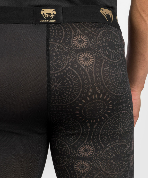 Venum Legginsy Treningowe Męskie Santa Muerte Czarno/Brązowe