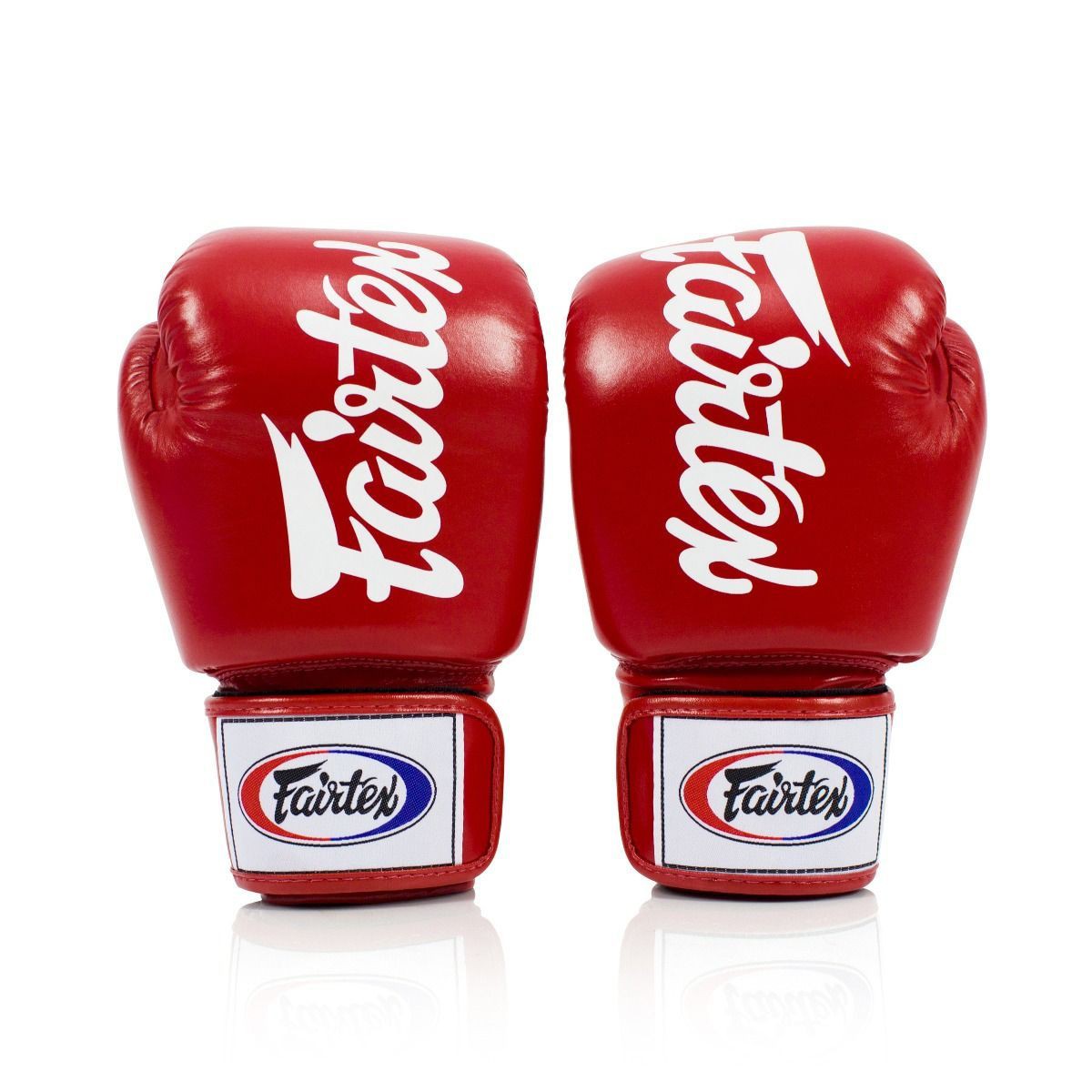 Fairtex Rękawice Bokserskie ze skóry naturalnej BGV19 Czerwone