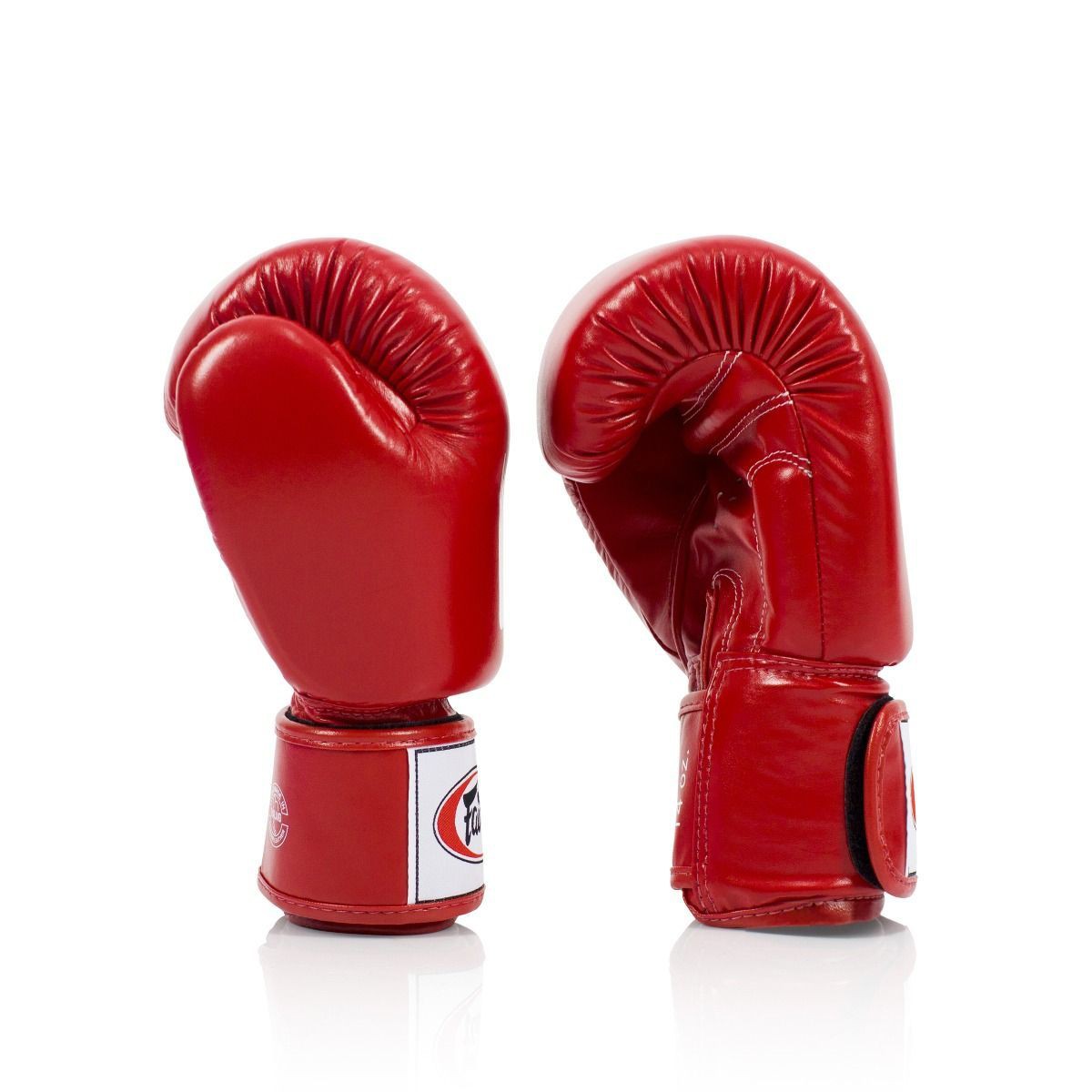 Fairtex Rękawice Bokserskie ze skóry naturalnej BGV19 Czerwone