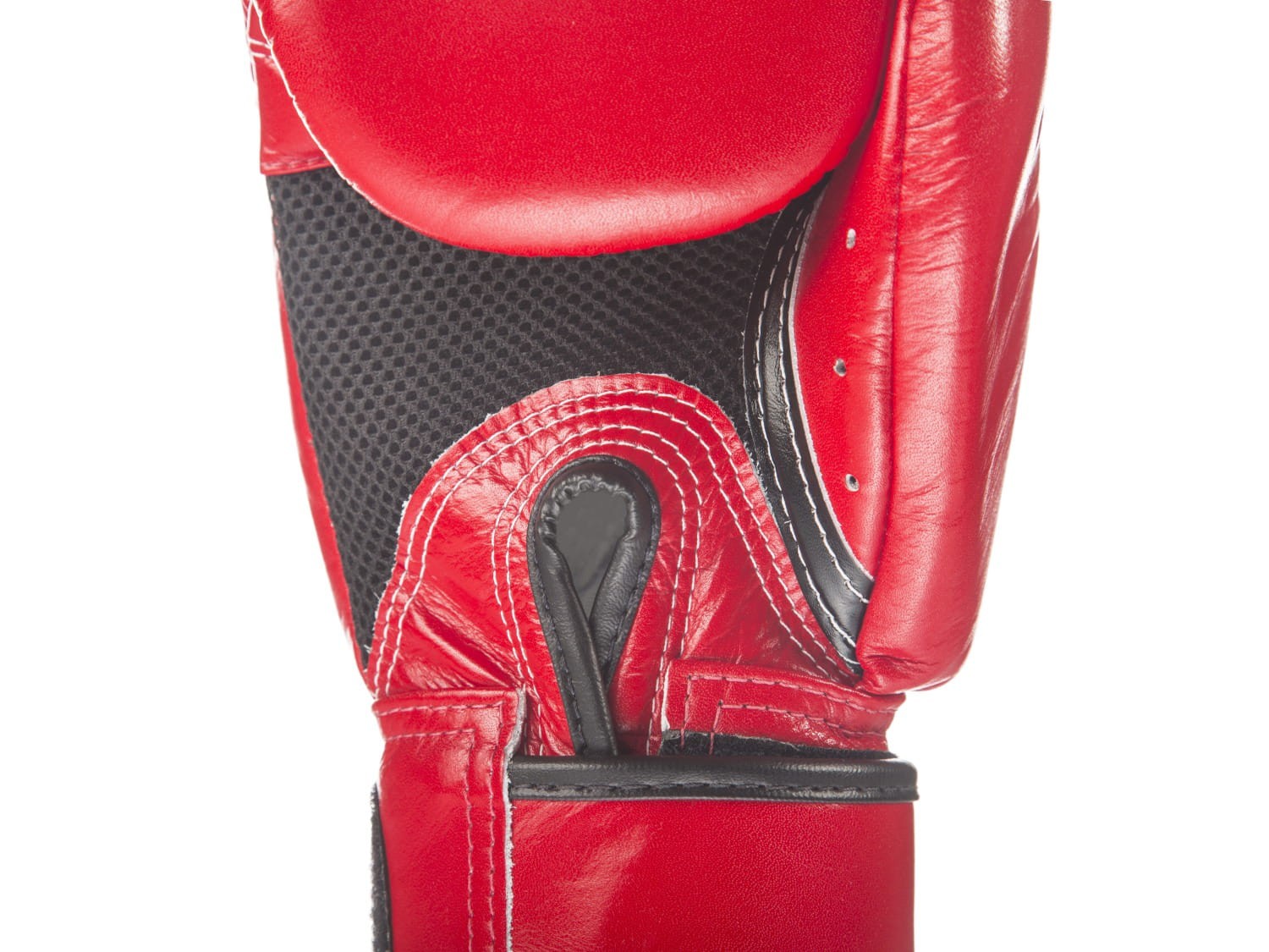 Fairtex Rękawice Bokserskie ze skóry naturalnej BGV1 Breathable Czerwone