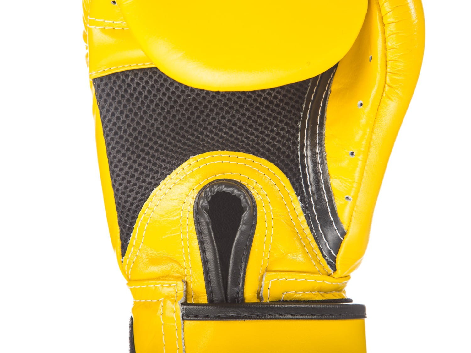 Fairtex Rękawice Bokserskie ze skóry naturalnej BGV1 Breathable Żółte