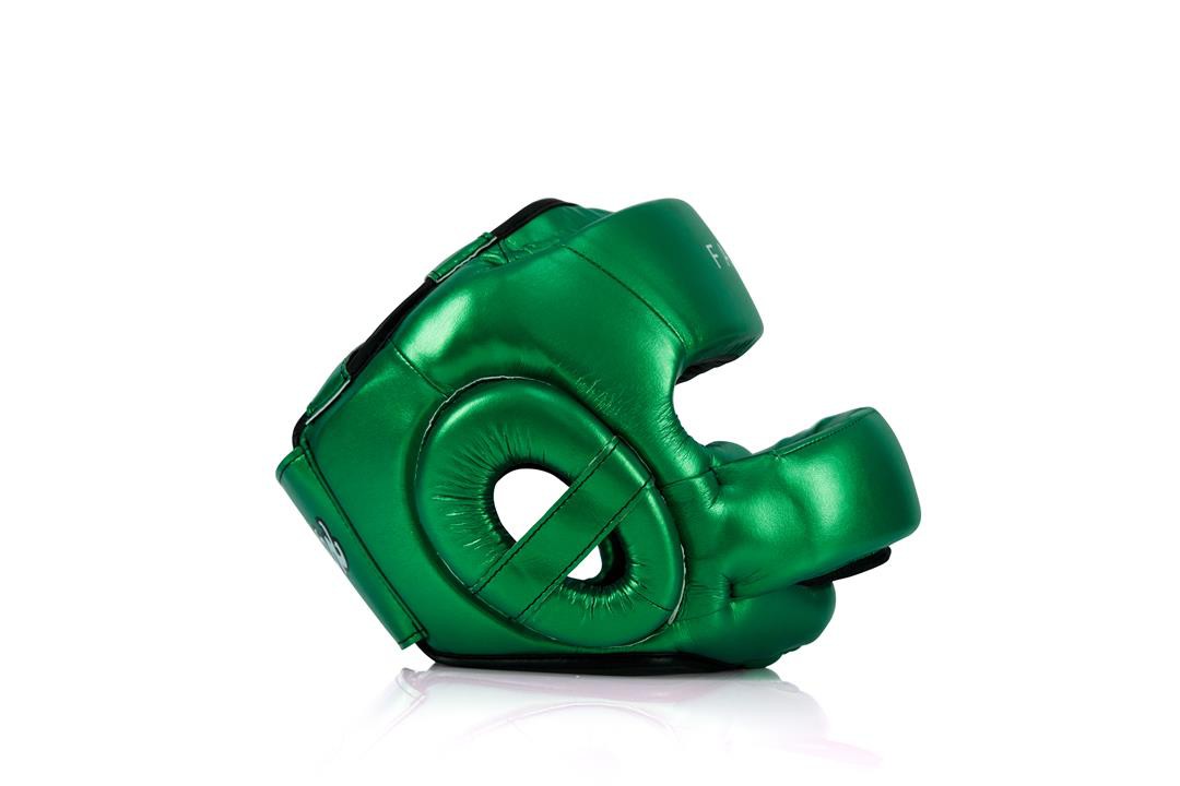 Fairtex Kask Bokserski Sparingowy HG17 z Ochroną Nosa Zielony