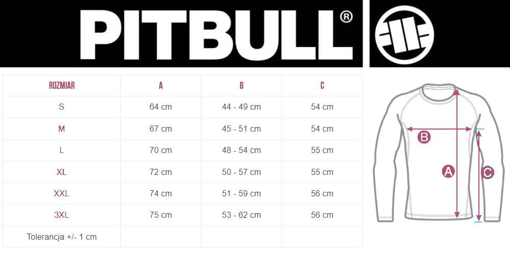 Pitbull Rashguard Męski Blood Dog Długi Rękaw 2.0 Czarny