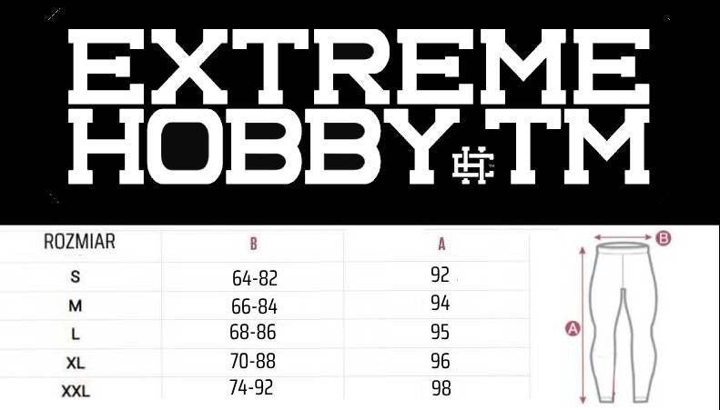 Extreme Hobby Leginsy Golden Warrior Czarne