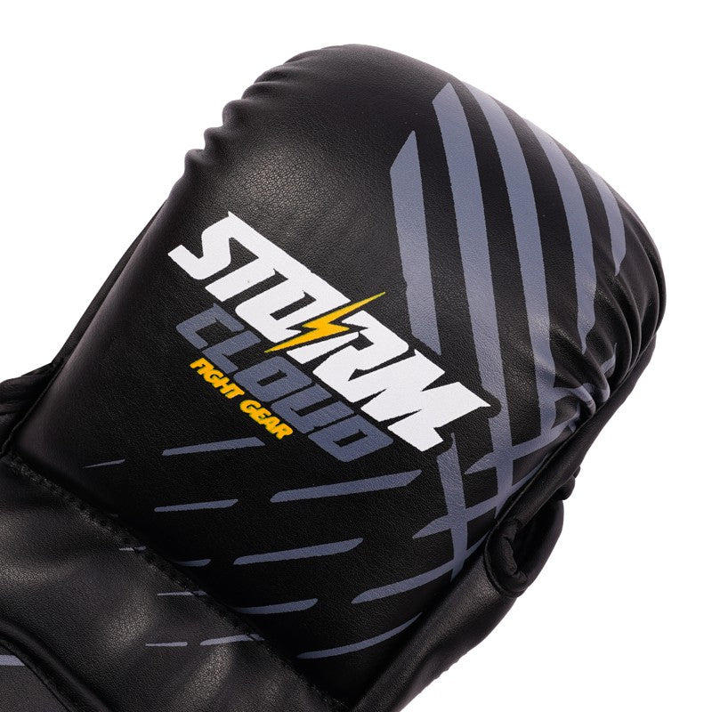 StormCloud Rękawice do MMA Lynx Sparingowe Czarno-Szare 7oz