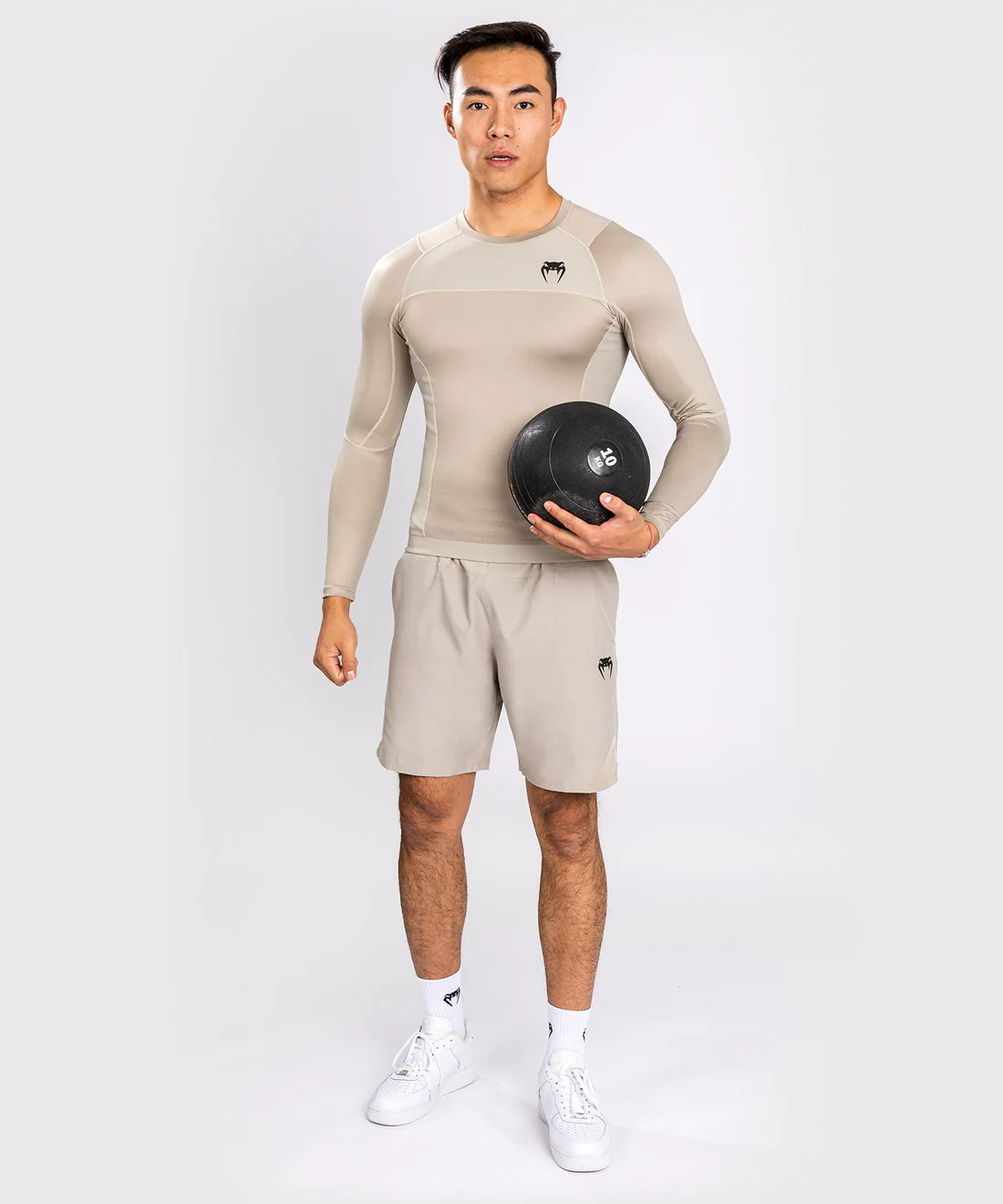 Venum Rashguard Męski G-Fit AIR Długi Rękaw Sand
