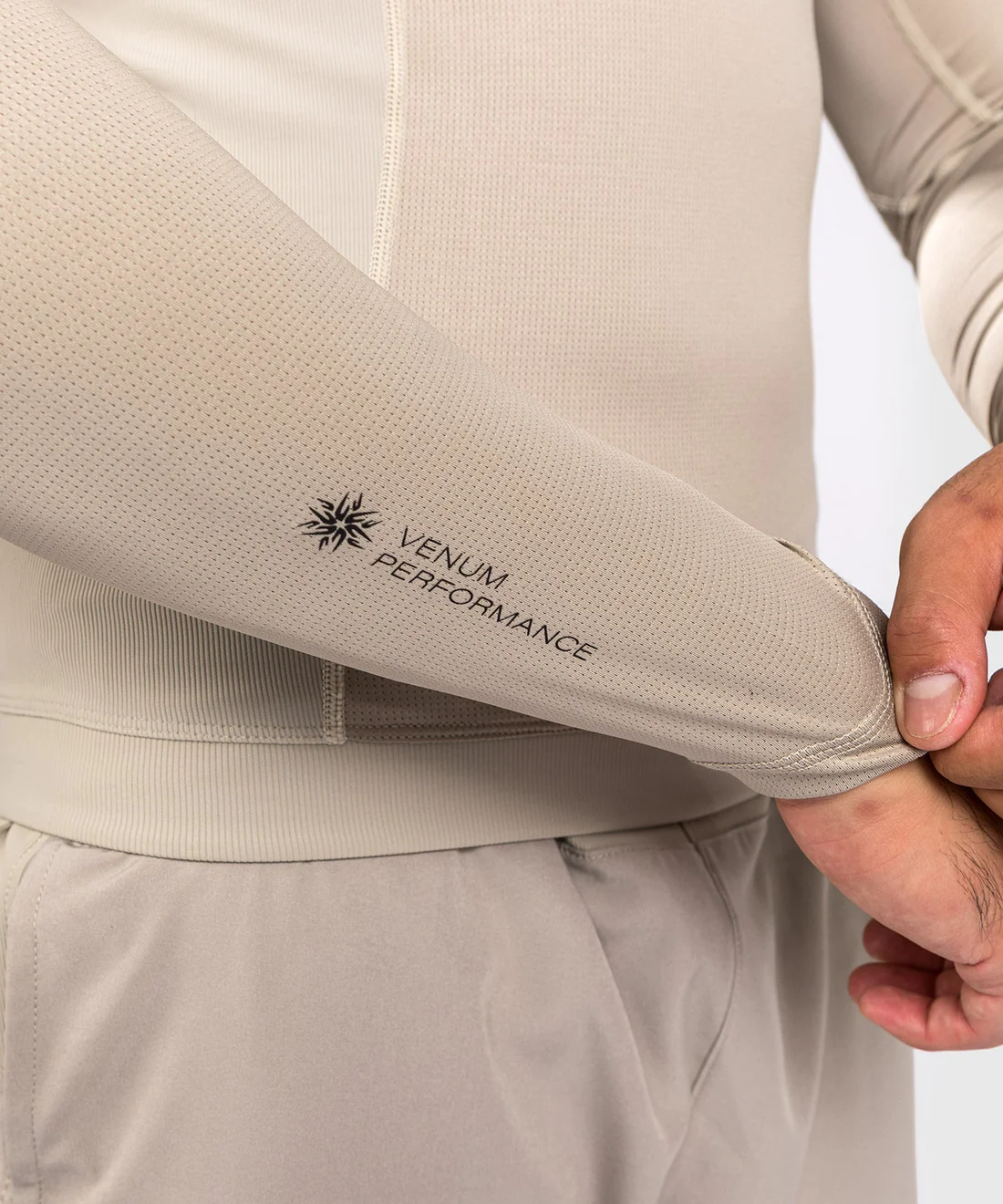 Venum Rashguard Męski G-Fit AIR Długi Rękaw Sand