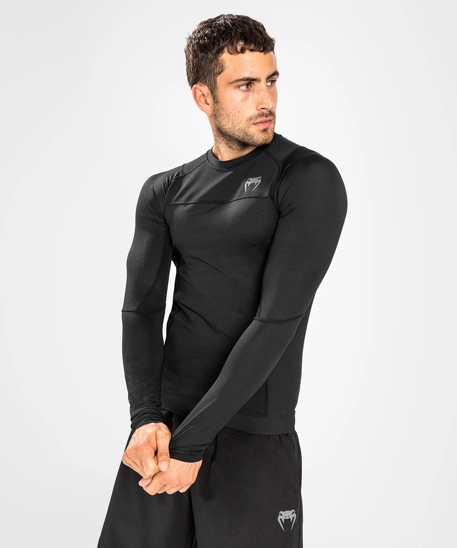 Venum Rashguard G-Fit AIR Długi Rękaw Czarny