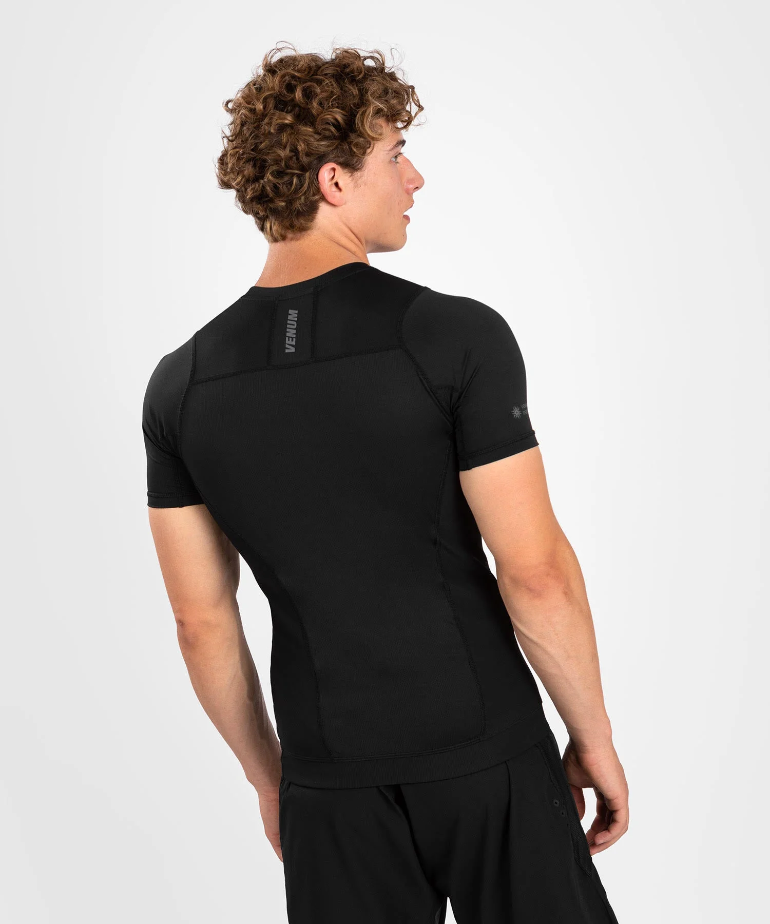 Venum Rashguard Męski G-Fit AIR Krótki rękaw Czarny