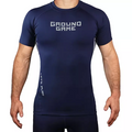 Ground Game Rashguard Męski krótki rękaw Skin Navy