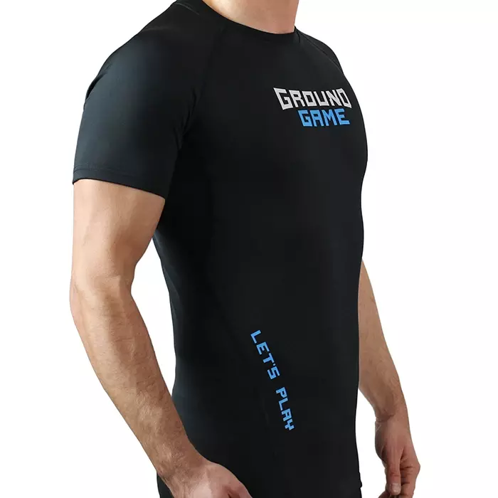 Ground Game Rashguard Męski krótki rękaw Athletic Classic
