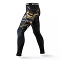 Ground Game Legginsy treningowe Męskie Oni Samurai