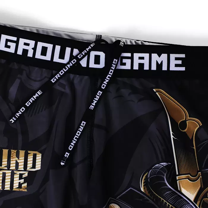Ground Game Legginsy treningowe Męskie Oni Samurai