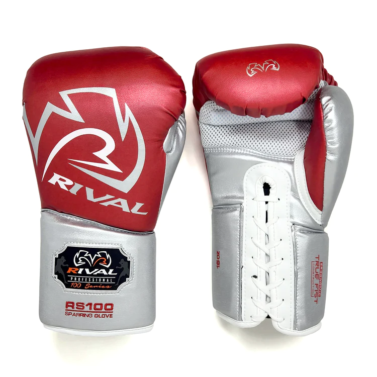 Rival Rękawice bokserskie sparingowe RS100 Professional Czerwone