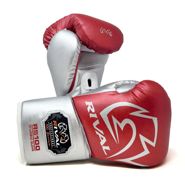 Rival Rękawice bokserskie sparingowe RS100 Professional Czerwone