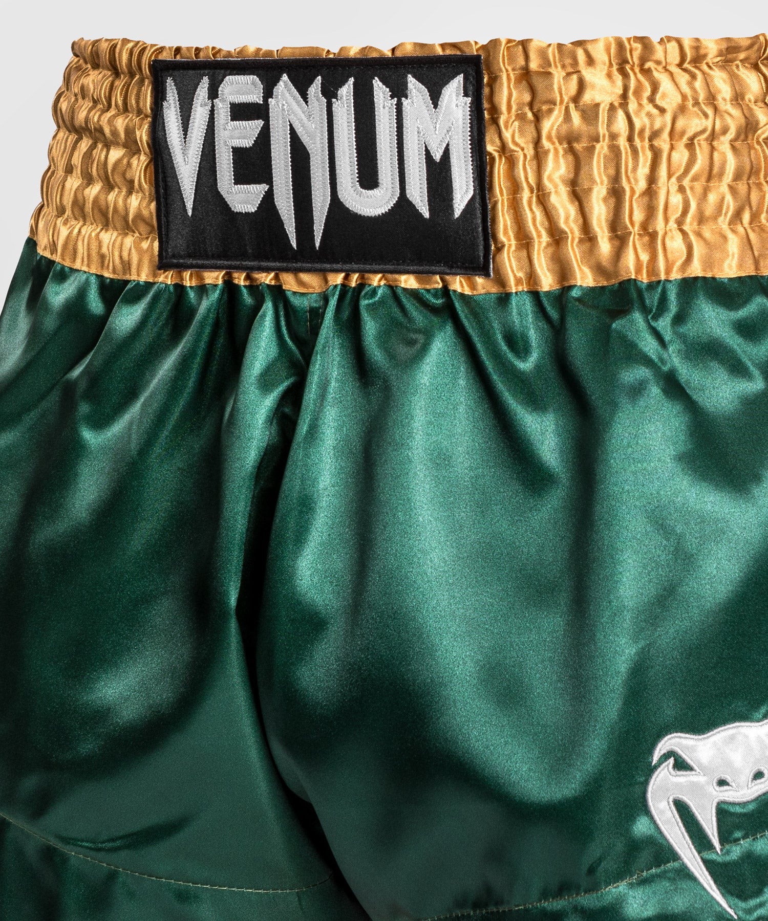 Venum Spodenki Muay Thai Classic Zielone/Złote/Białe
