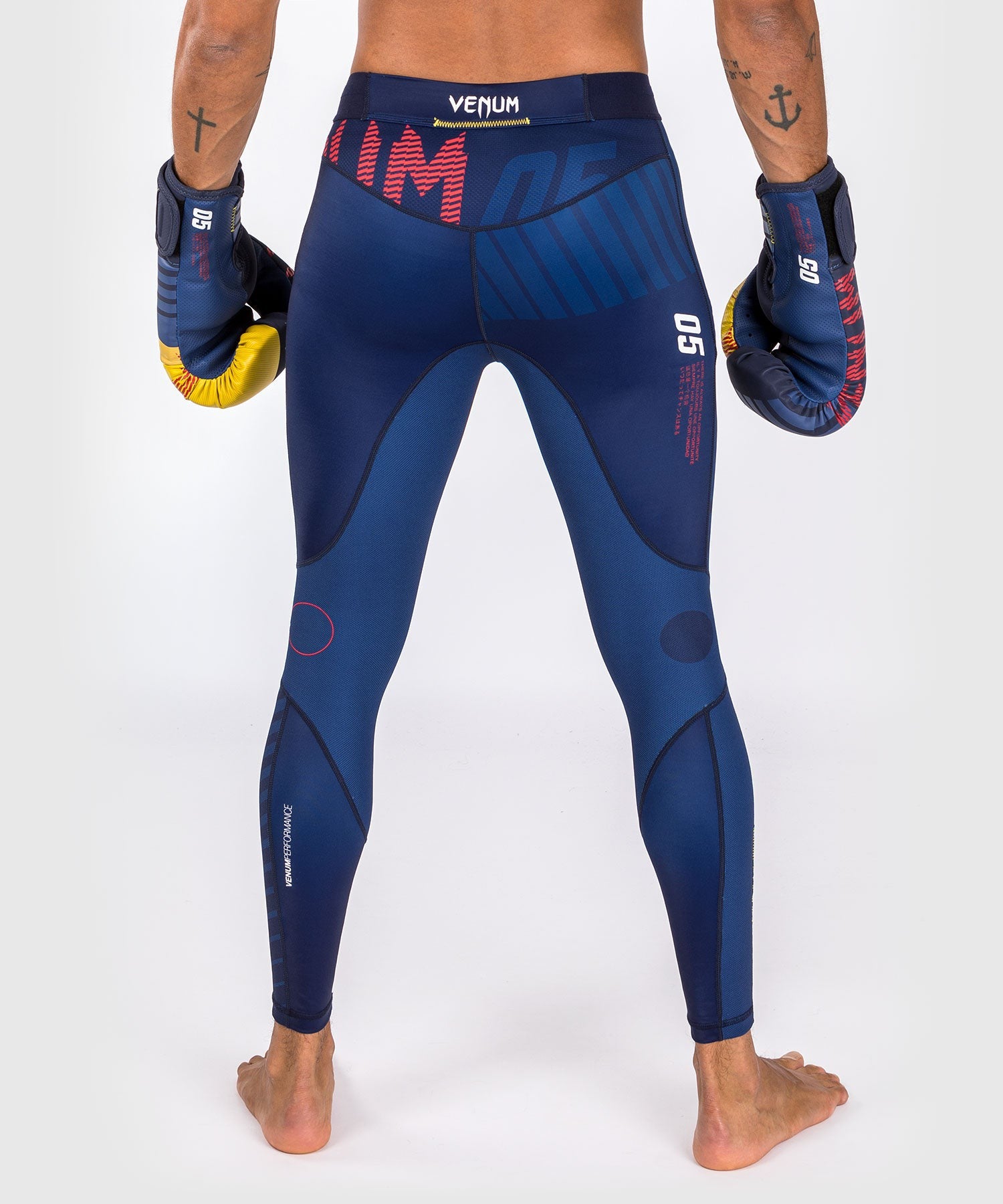 Venum Legginsy treningowe Męskie Sport 05 Blue/Yellow