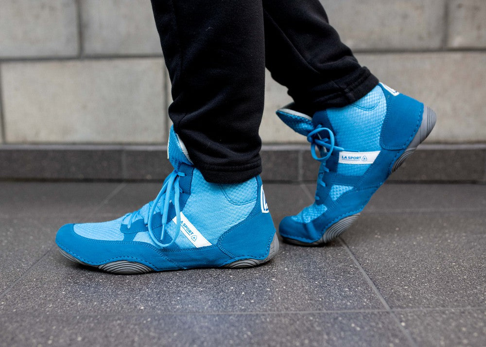 La Sport Buty Zapaśnicze Niebieskie