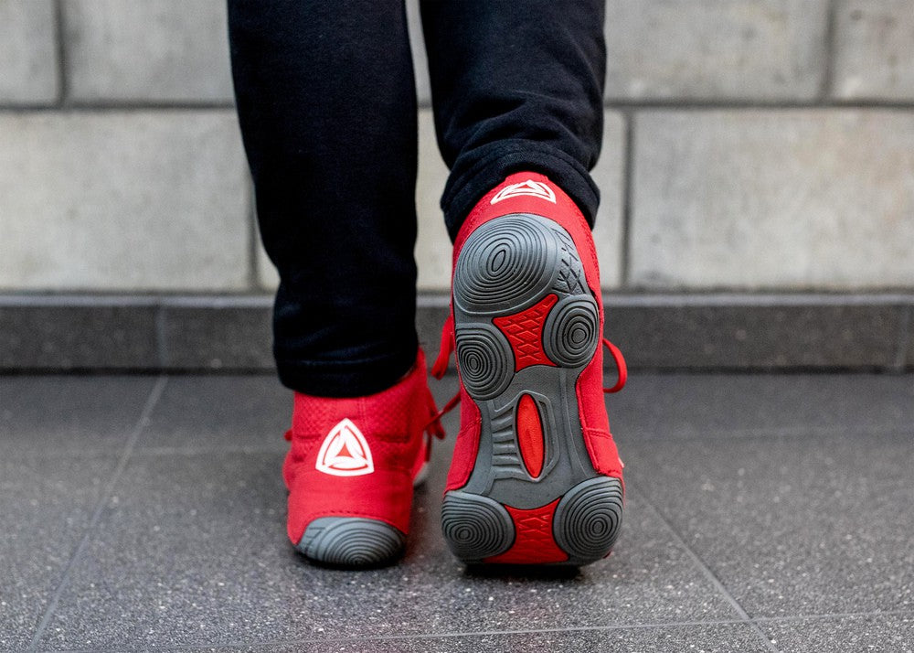 La Sport Buty Zapaśnicze Czerwone