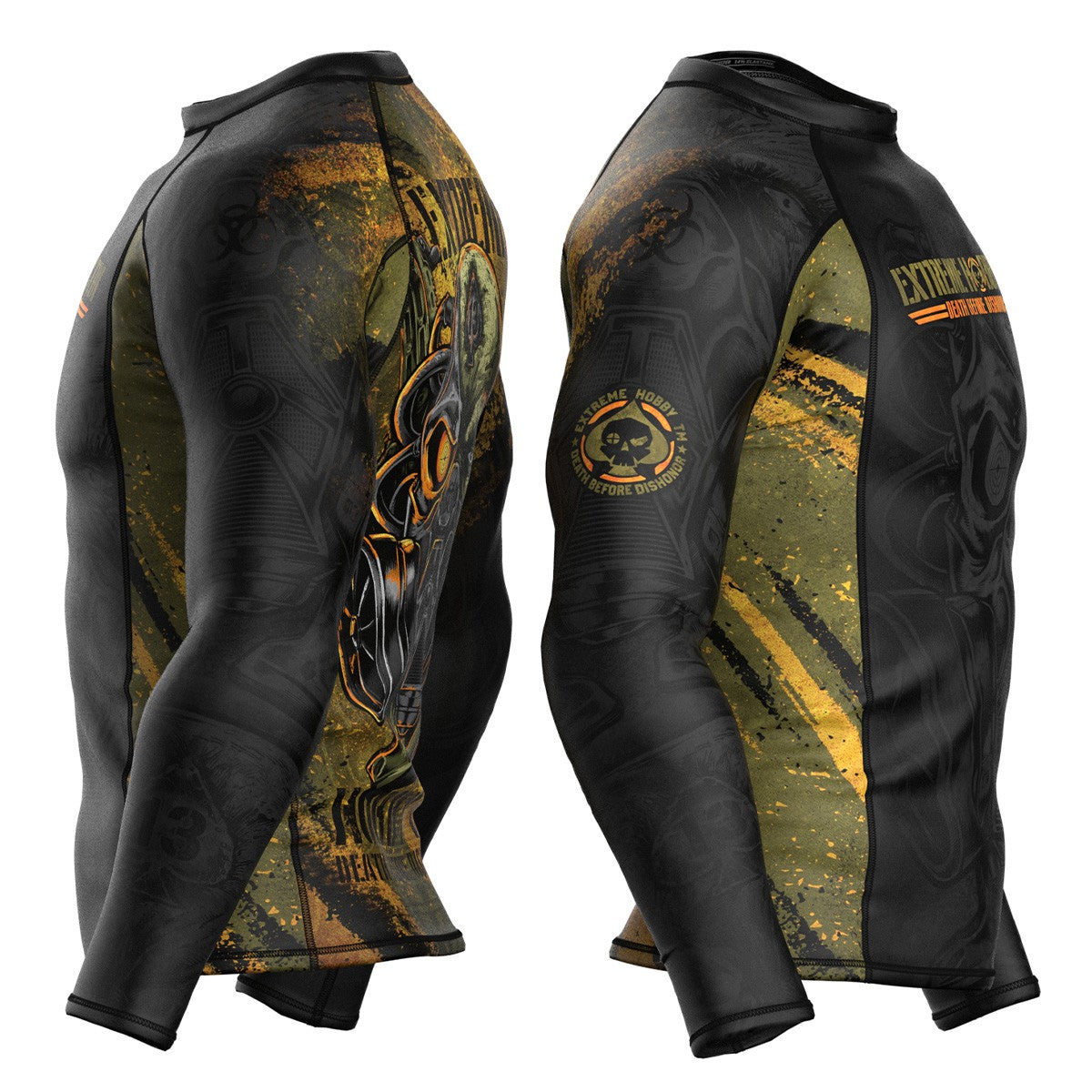 Extreme Hobby Rashguard Męski długi rękaw DBD CZARNY