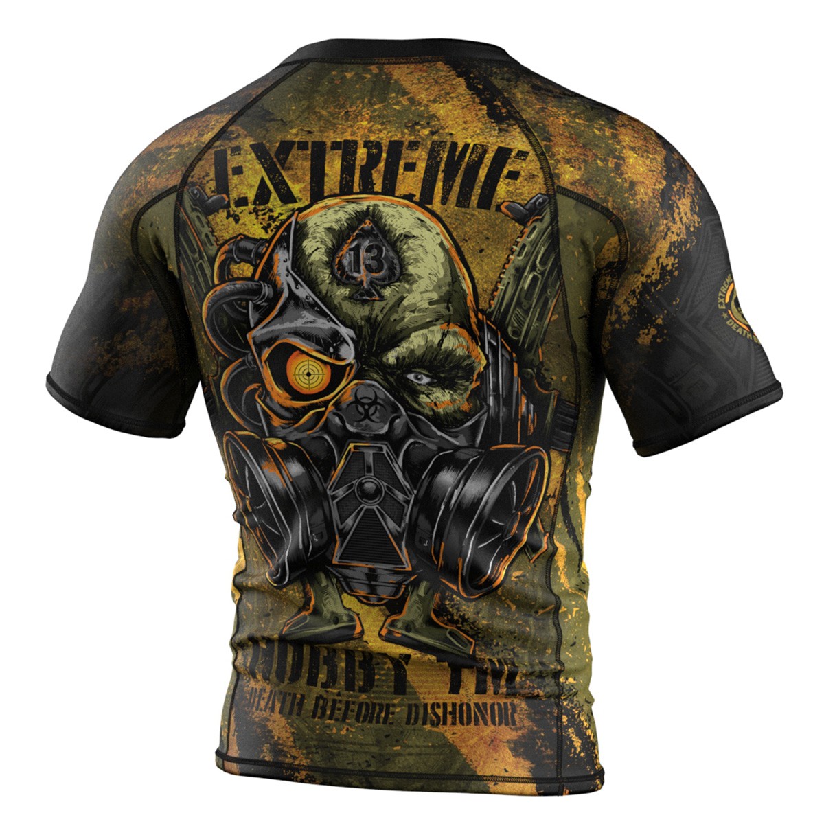 Extreme Hobby Rashguard Męski krótki rękaw DBD CZARNY