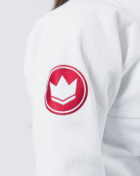 KiNGZ Kimono/Gi BJJ Damskie Classic 3.0 Białe