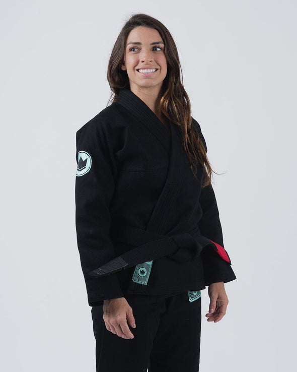 KiNGZ Kimono/Gi BJJ Damskie Classic 3.0 Czarne