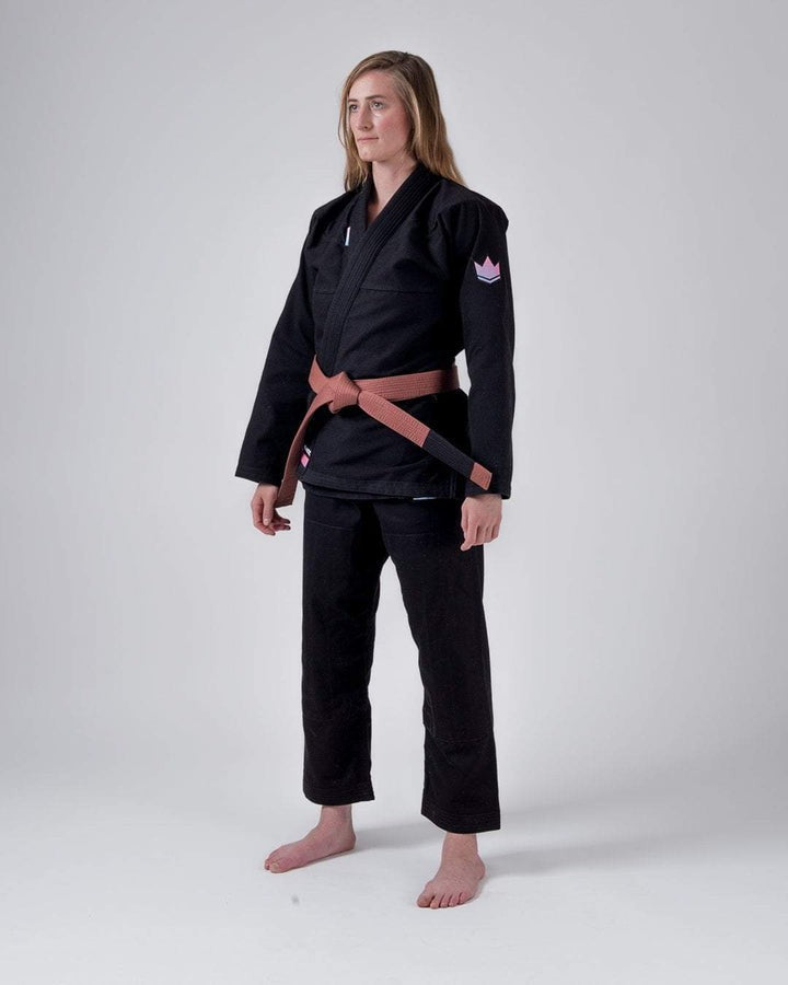 KiNGZ Kimono/Gi BJJ Damskie Empowered Czarne