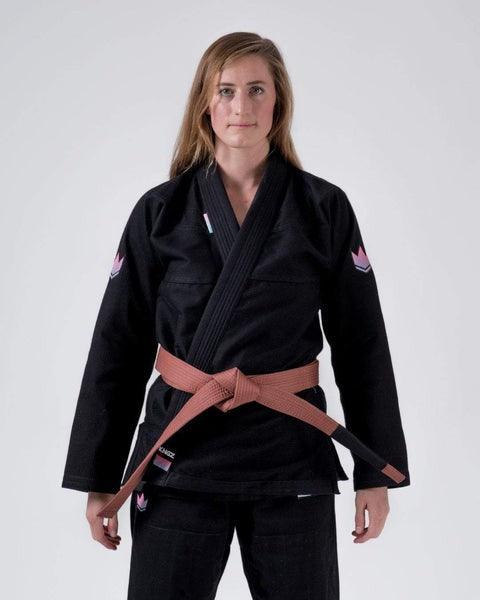 KiNGZ Kimono/Gi BJJ Damskie Empowered Czarne