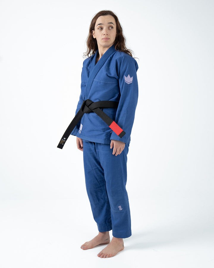 KiNGZ Kimono/Gi BJJ Damskie The One Lavenda z białym pasem w komplecie
