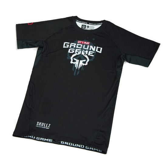 Ground Game Rashguard Męski krótki rękaw Skullz