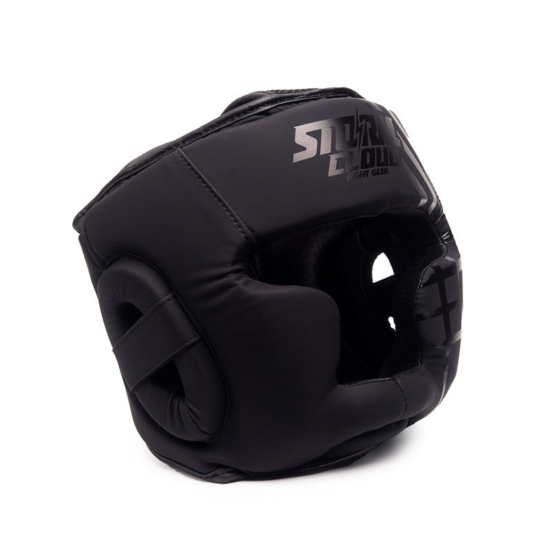 StormCloud Kask Bokserski Lynx Czarno-Czarny