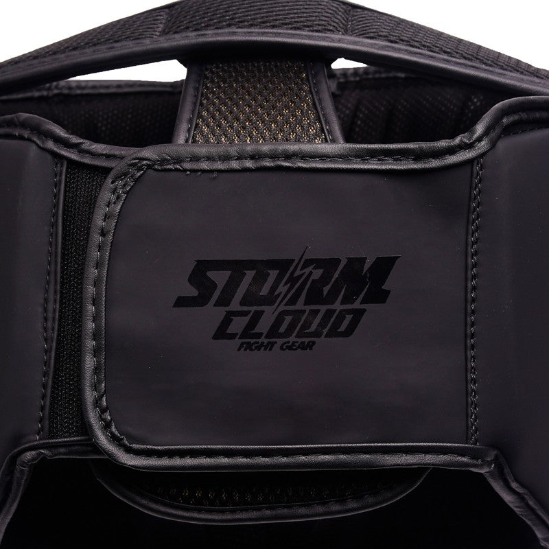 StormCloud Kask Bokserski Lynx Czarno-Czarny