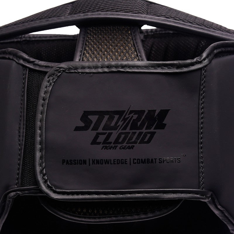 StormCloud Kask Bokserski StarFall Czarno-Czarne