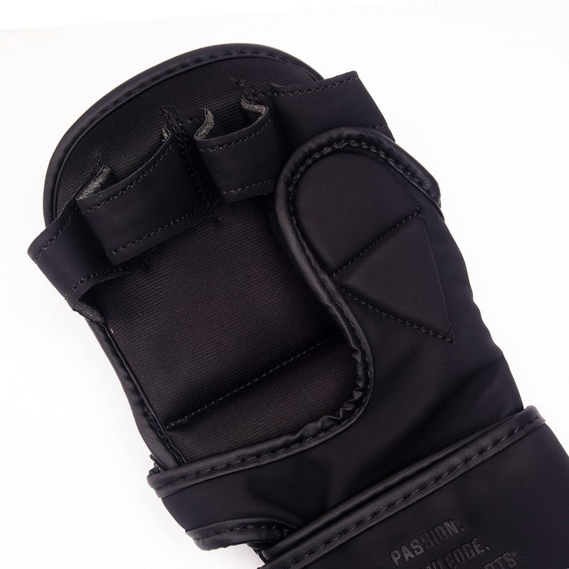 StormCloud Rękawice MMA StarFall Sparingowe Czarno-Czarne 7oz
