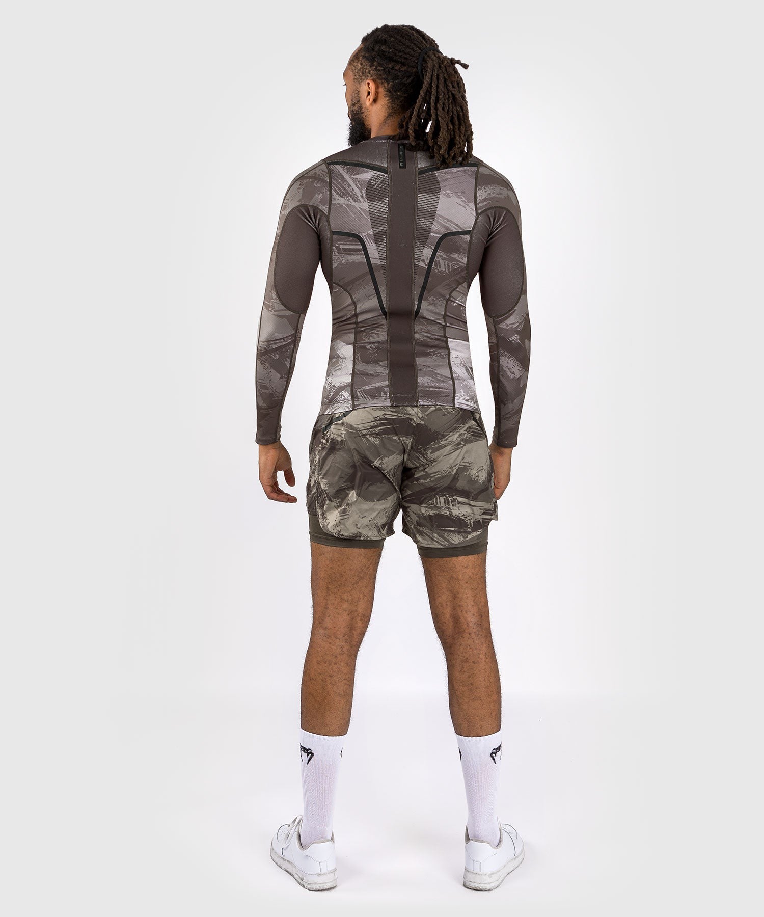 Venum Rashguard Męski Electron 3.0 długi rękaw Sand