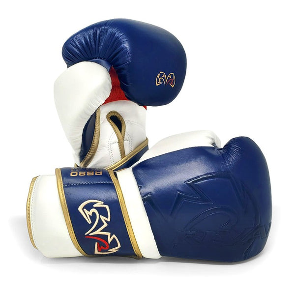 Rival Rękawice Bokserskie przyrządowe RB80 Impulse Granatowo-białe