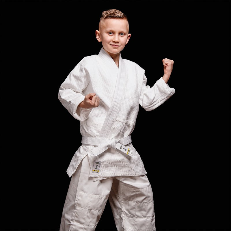 StormCloud Judoga dla Dzieci Biała Hajime z białym pasem gratis