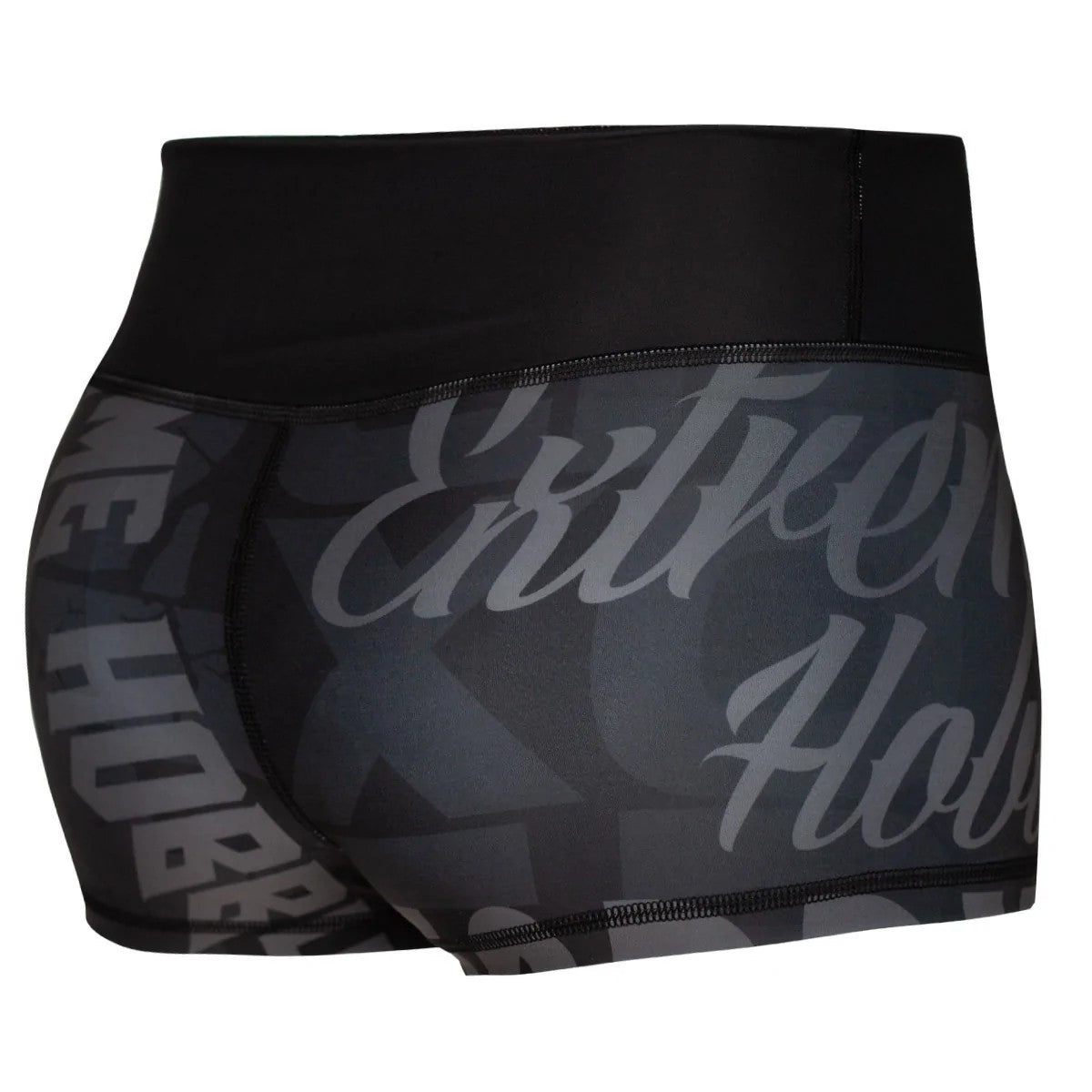 Extreme Hobby Szorty Sportowe Damskie LETTERS Czarne
