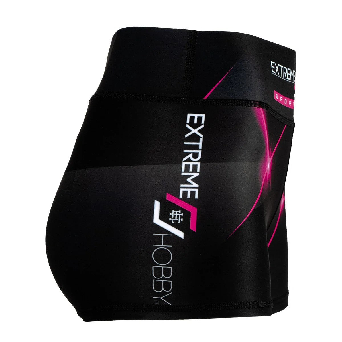 Extreme Hobby Szorty Sportowe Damskie MT Sport Czarne/Różowe