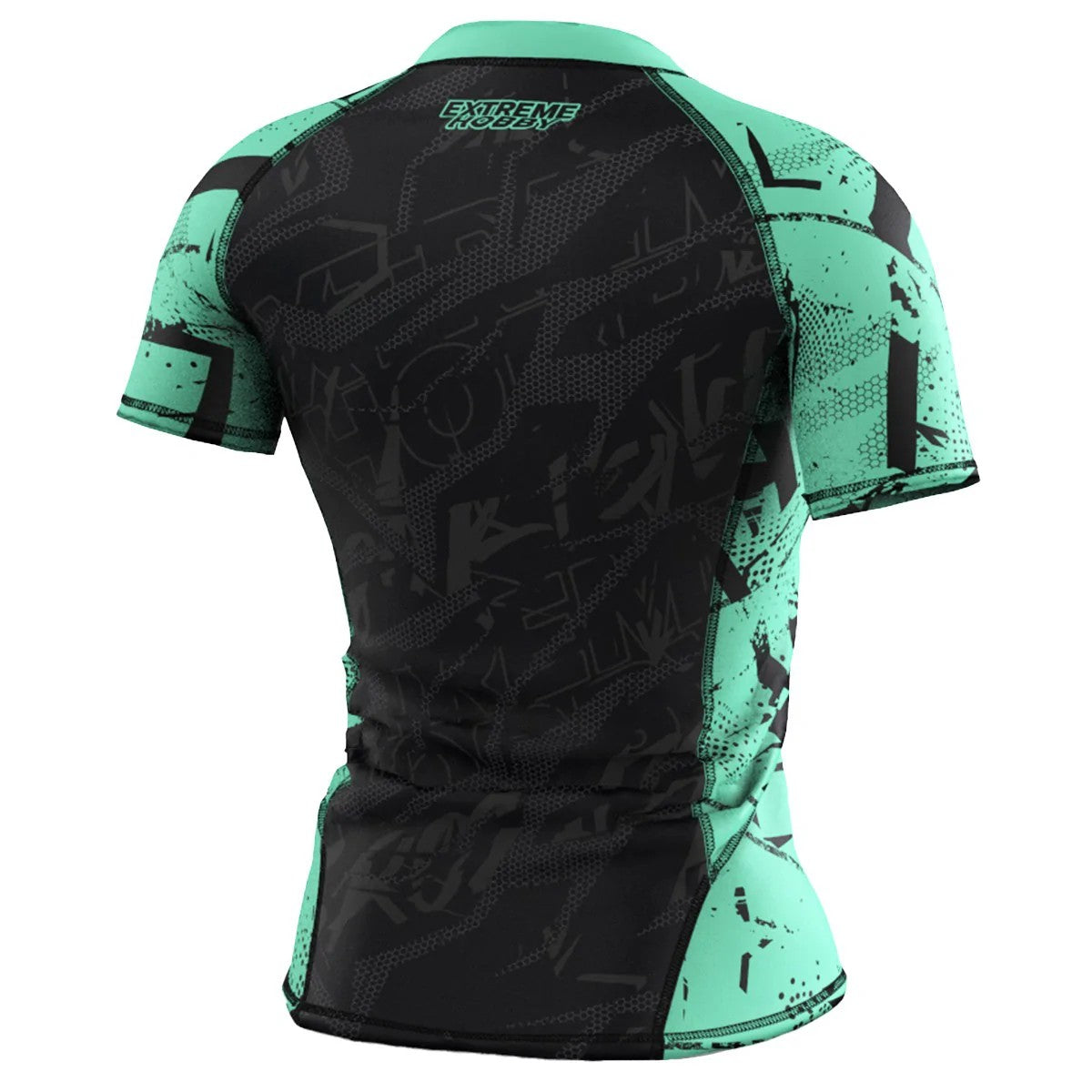 Extreme Hobby Rashguard Damski NEO Krótki Rękaw Miętowy