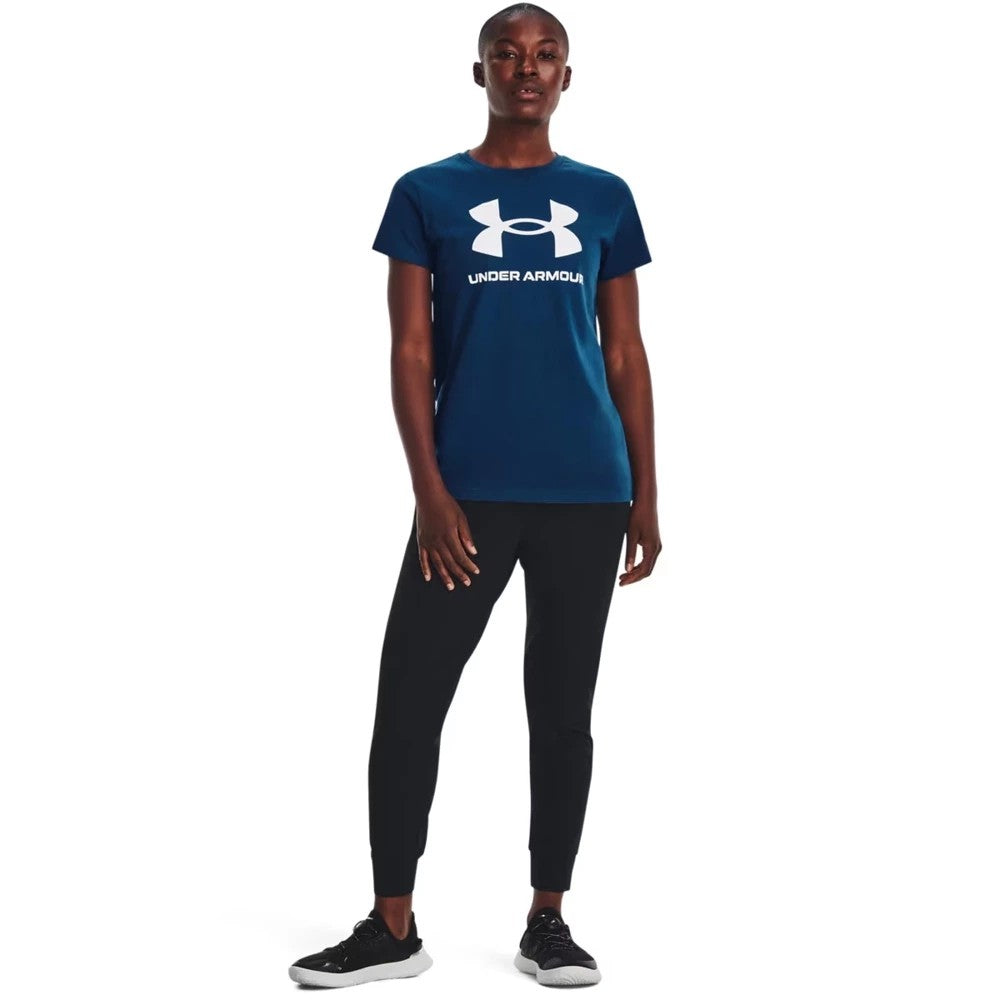 Under Armour T-shirt Damski Sportstyle Logo Niebieski