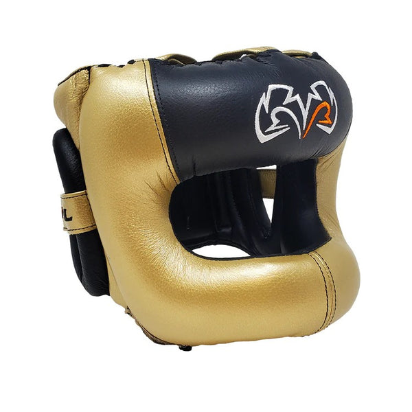 Rival Kask bokserski RHGFS3 z ochroną nosa Face-Saver Złoty/Czarny