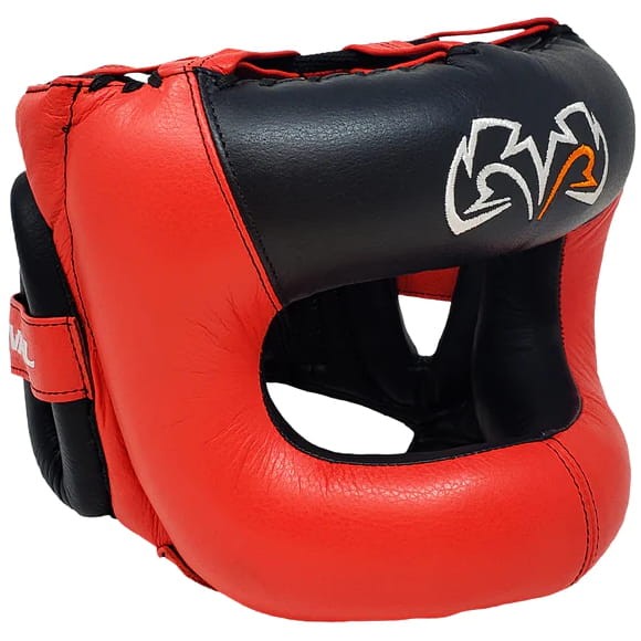 Rival Kask bokserski RHGFS3 z ochroną nosa Face-Saver Czerwony/Czarny