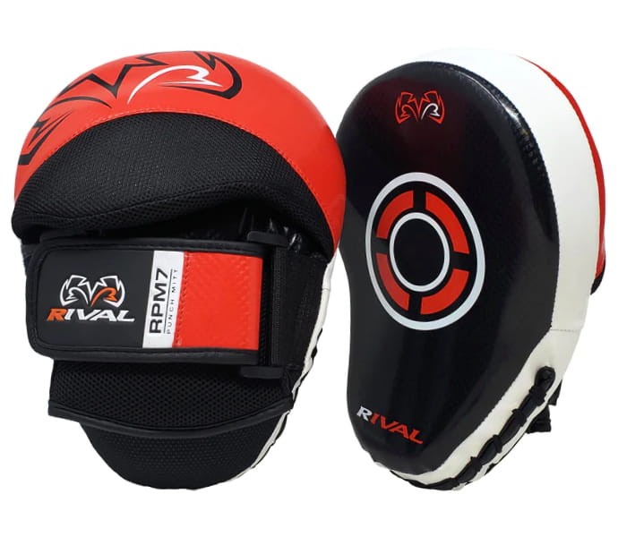 Rival Tarcze Bokserskie Łapy Trenera RPM7 Fitness Plus Czarne/Czerwone
