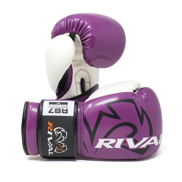 Rival Rękawice bokserskie przyrządowe RB7 Fitness Fioletowe/Białe