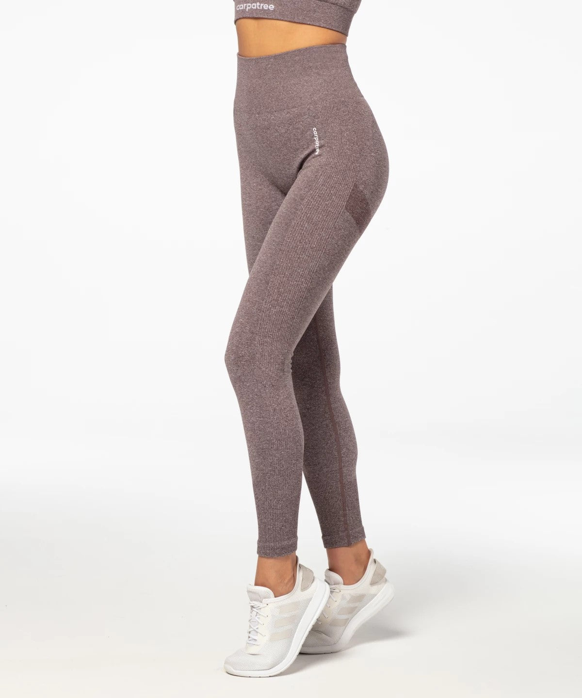 Carpatree Legginsy Bezszwowe Allure Brązowy Melanż